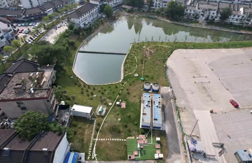 肥西旺郢明渠截留改造及（jí）老縣醫院大塘水環境工程